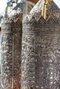 Silver Torah Case at Bar Mitzvah Ceremony