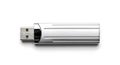 Silver USB Flash Drive Mockup - Data Storage and Technology Concept Royalty Free Stock Photo