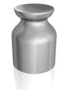 Silver vase Royalty Free Stock Photo