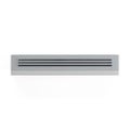 the silver ventilation grill, 3d rendering