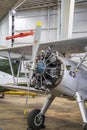 A silver vintage American military airplane at USS Alabama Battleship Memorial Park in Mobile Alabama