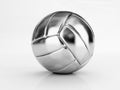 Silver volley ball Royalty Free Stock Photo