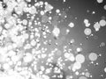 Silver water abstract splashes bokeh.