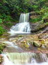 Silver waterfall in Sapa, Lao Cai, Vietnam Royalty Free Stock Photo