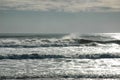 Silver Waves Breaking on the Shore