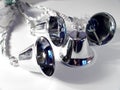 Silver Wedding Bells Royalty Free Stock Photo