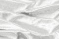 Silver white velvet background or velour flannel texture made of cotton or wool with soft fluffy velvety satin fabric cloth