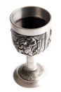 Silver wine chalice