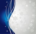 Silver winter abstract background