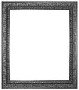 Silver wooden frame for painting or picture