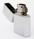 Silver zippo lighter