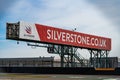 Silverstone Race Circuit sign Royalty Free Stock Photo