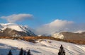 Silverthorne on snowy winter morning.