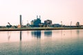 The Silvertown skyline in east London Royalty Free Stock Photo