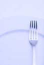 Silverware - closeup of a fork Royalty Free Stock Photo