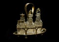 Silverware cruet set Royalty Free Stock Photo