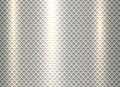 Silvery gray shiny metallic background with squares perforated pattern
