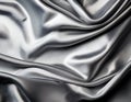 Silvery Gray Velvet Texture with a Sleek, Elegant Finish Royalty Free Stock Photo