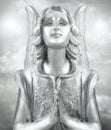 Silvery Guardian Angel