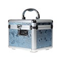 Silvery suitcase Royalty Free Stock Photo