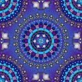 Silvery and violet-blue seamless pattern Royalty Free Stock Photo