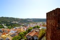 Silves view from the historical castle in the Algarve