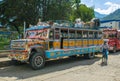 SILVIA, POPAYAN, COLOMBIA - Chiva bus, symbol of Colombia