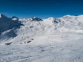 Silvretta arena ski resort Royalty Free Stock Photo