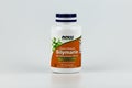 silymarin (milk thistle extract) editorial. dietary supplement in the jar
