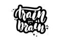 Brush lettering train your brain