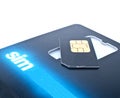 Sim card Royalty Free Stock Photo