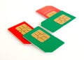 Sim card. Royalty Free Stock Photo