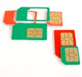 Sim card. Royalty Free Stock Photo