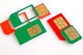 Sim card. Royalty Free Stock Photo