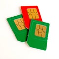 Sim card. Royalty Free Stock Photo