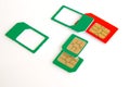 Sim card. Royalty Free Stock Photo