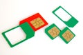 Sim card. Royalty Free Stock Photo