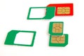 Sim card. Royalty Free Stock Photo