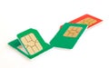 Sim card. Royalty Free Stock Photo