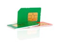 Sim card. Royalty Free Stock Photo