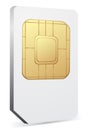 Sim card icon. Vector Royalty Free Stock Photo