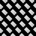 Sim card isolated seamless pattern isolated on black background Royalty Free Stock Photo