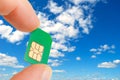 Sim card. Royalty Free Stock Photo