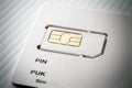 SIM CARD Royalty Free Stock Photo