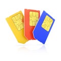 Sim card Royalty Free Stock Photo