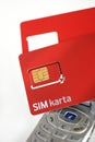 Sim cards 3 Royalty Free Stock Photo