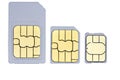 Sim cards Royalty Free Stock Photo