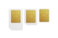 SIM cards set Royalty Free Stock Photo