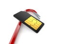 SIM lock concept Royalty Free Stock Photo