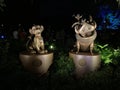 Simba, Timon and Pumbaa 50th Anniversary Gold Statues